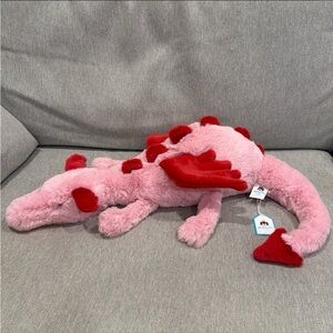 AUTHENTIC Jellycat Heart Dragon - NWT